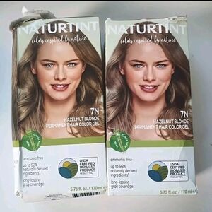 Naturtint - Permanent Hair Color - 7N Hazelnut Blonde - 5.75 Oz (Pack of 2)